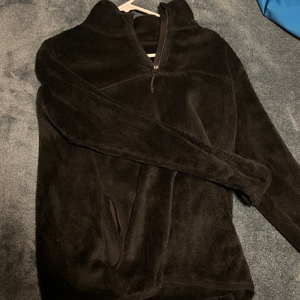 Eddie Bauer Black fluffy Jacket